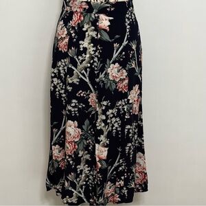 Warehouse Floral Midi Skirt Women US 8